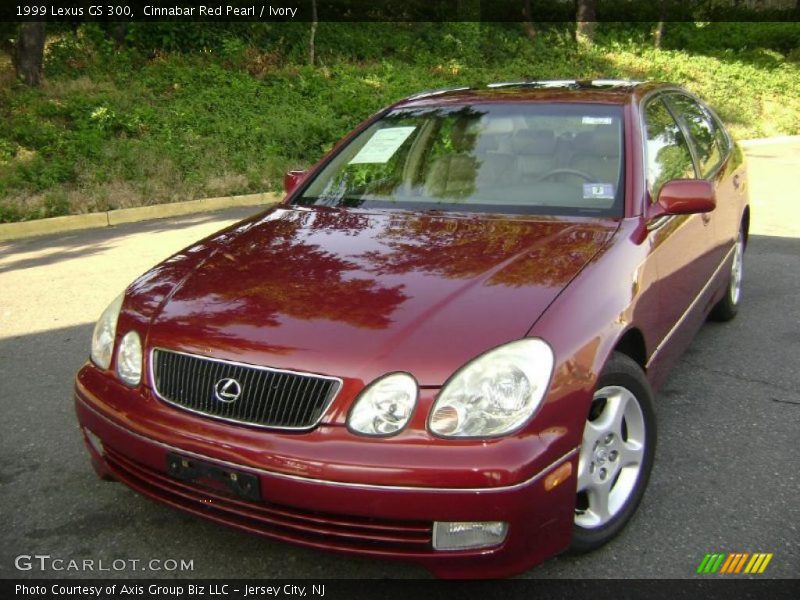 Cinnabar Red Pearl / Ivory 1999 Lexus GS 300