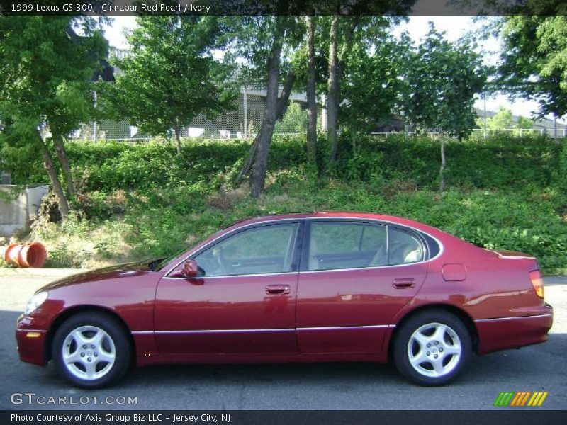 Cinnabar Red Pearl / Ivory 1999 Lexus GS 300