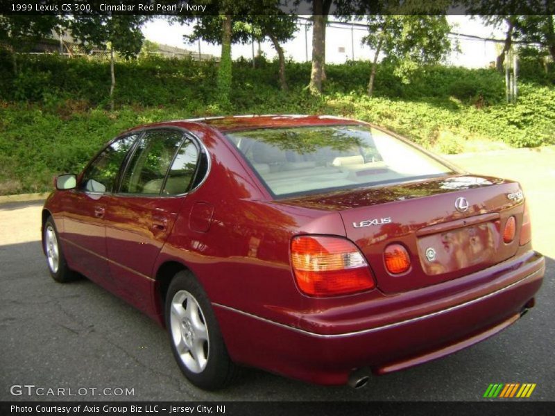 Cinnabar Red Pearl / Ivory 1999 Lexus GS 300