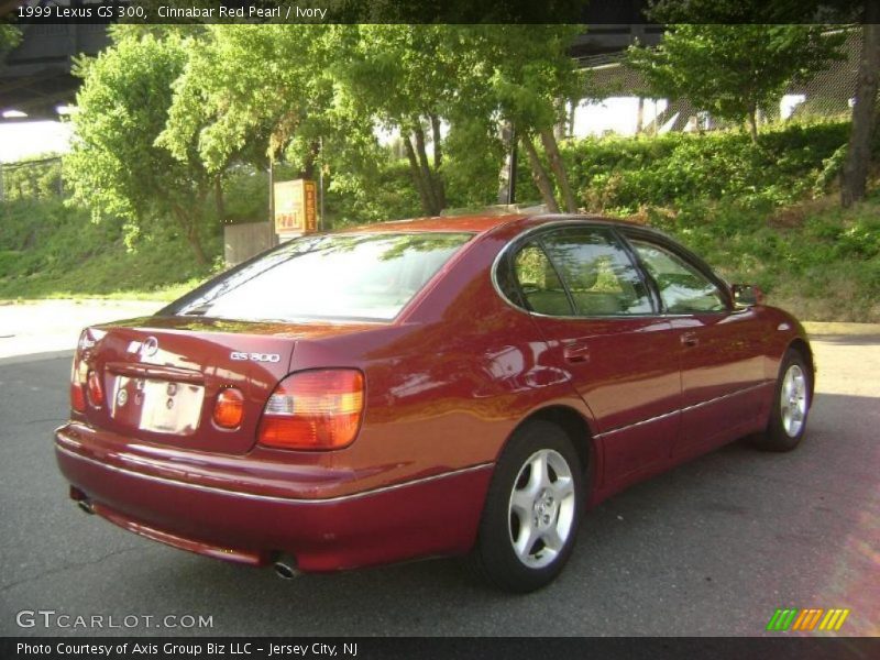 Cinnabar Red Pearl / Ivory 1999 Lexus GS 300