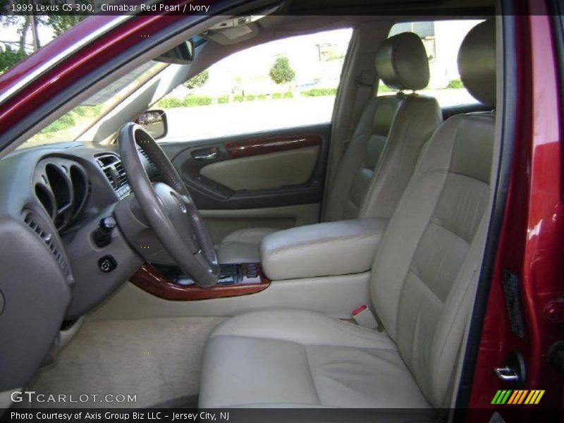 Cinnabar Red Pearl / Ivory 1999 Lexus GS 300