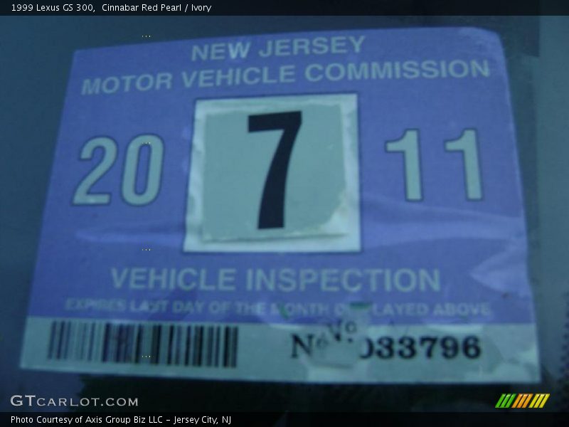 Cinnabar Red Pearl / Ivory 1999 Lexus GS 300