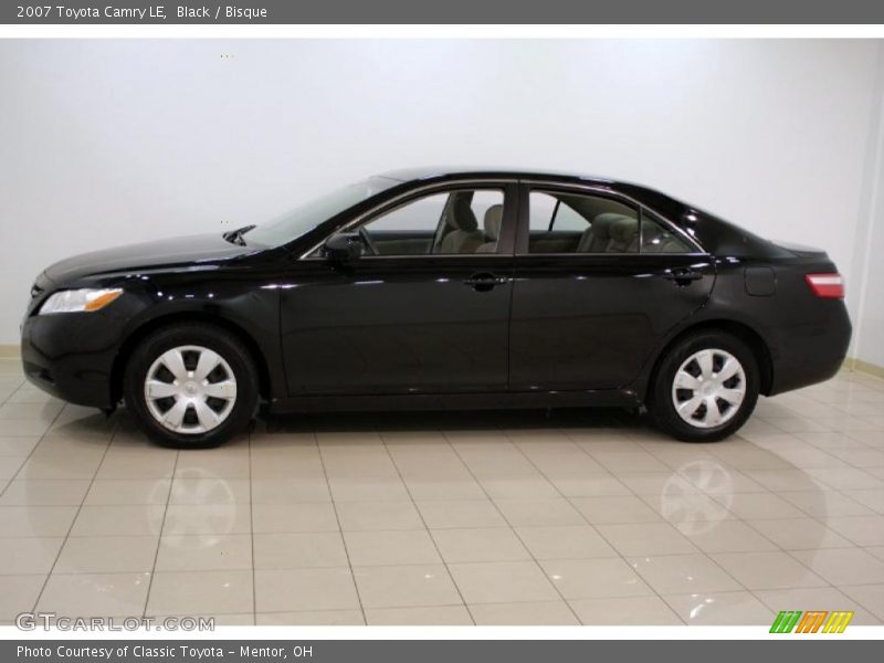 Black / Bisque 2007 Toyota Camry LE