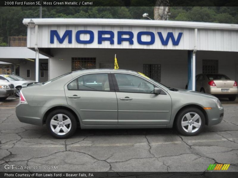 Moss Green Metallic / Camel 2008 Ford Fusion SE