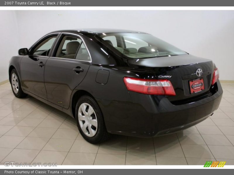 Black / Bisque 2007 Toyota Camry LE