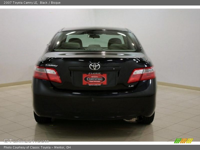 Black / Bisque 2007 Toyota Camry LE