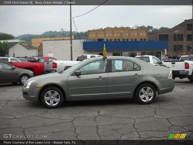 Moss Green Metallic / Camel 2008 Ford Fusion SE