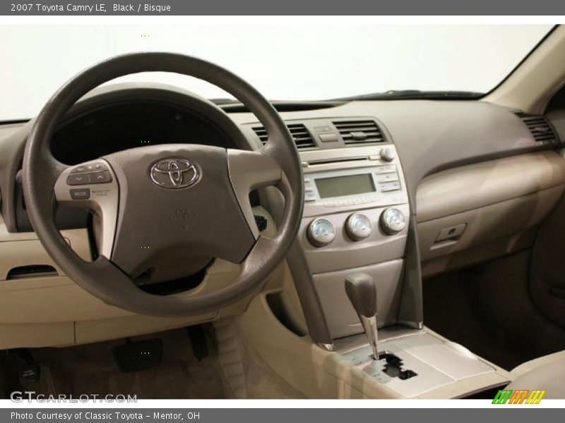 Black / Bisque 2007 Toyota Camry LE