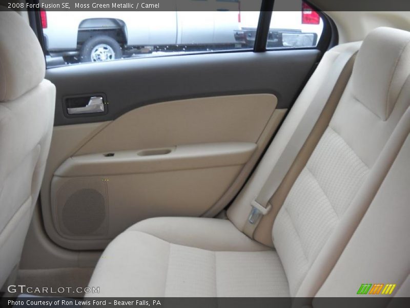 Moss Green Metallic / Camel 2008 Ford Fusion SE