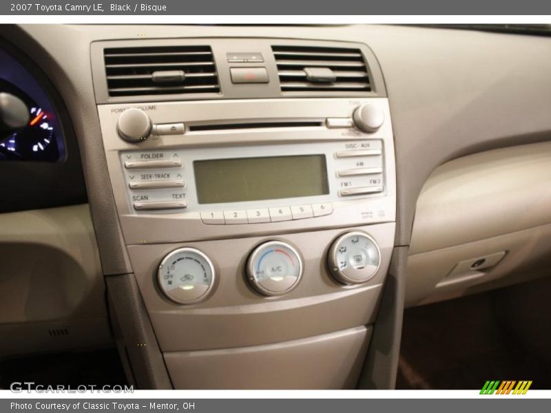 Black / Bisque 2007 Toyota Camry LE