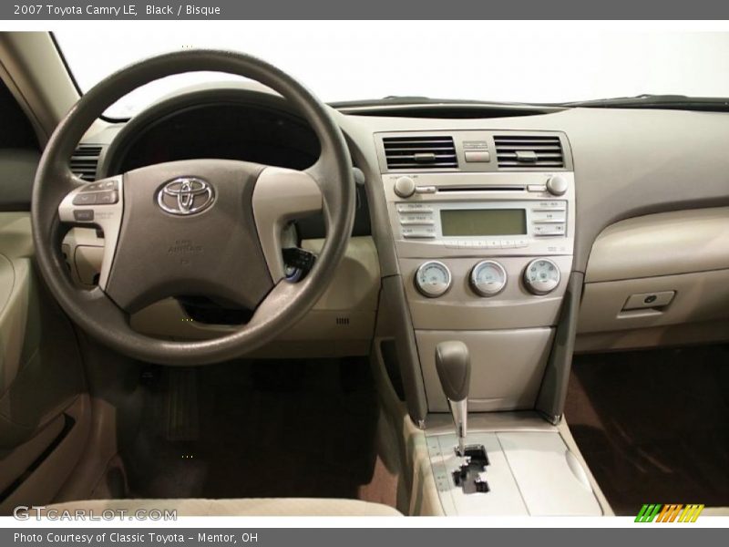 Black / Bisque 2007 Toyota Camry LE