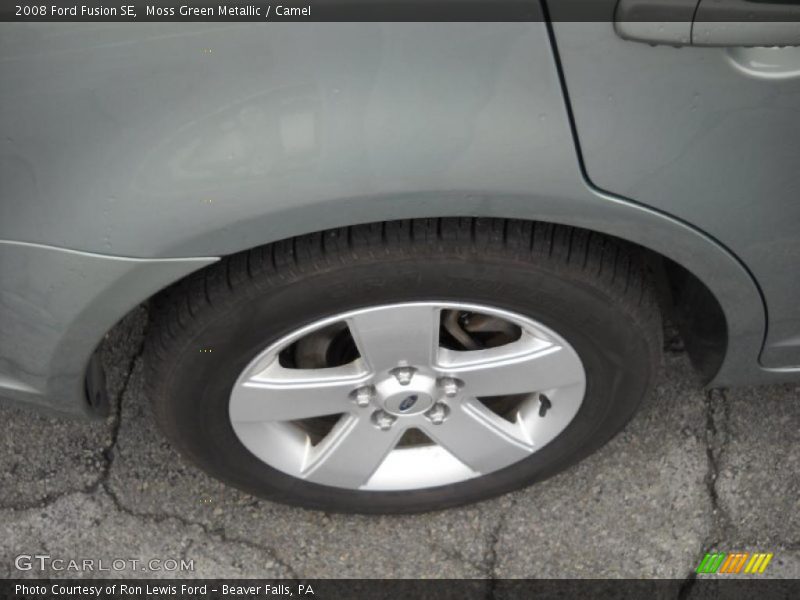 Moss Green Metallic / Camel 2008 Ford Fusion SE