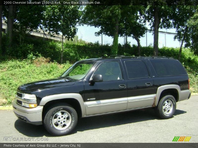 Onyx Black / Medium Oak 2000 Chevrolet Suburban 1500 LS 4x4