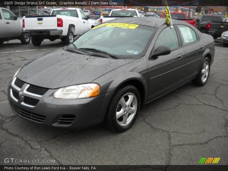 Graphite Metallic / Dark Slate Gray 2005 Dodge Stratus SXT Sedan