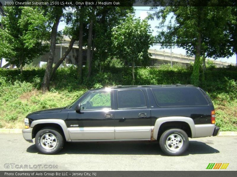 Onyx Black / Medium Oak 2000 Chevrolet Suburban 1500 LS 4x4