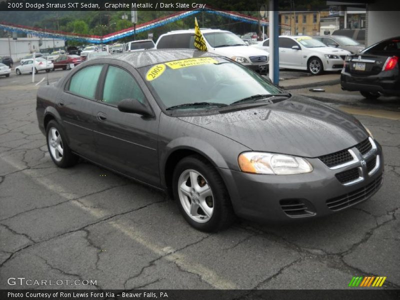 Graphite Metallic / Dark Slate Gray 2005 Dodge Stratus SXT Sedan