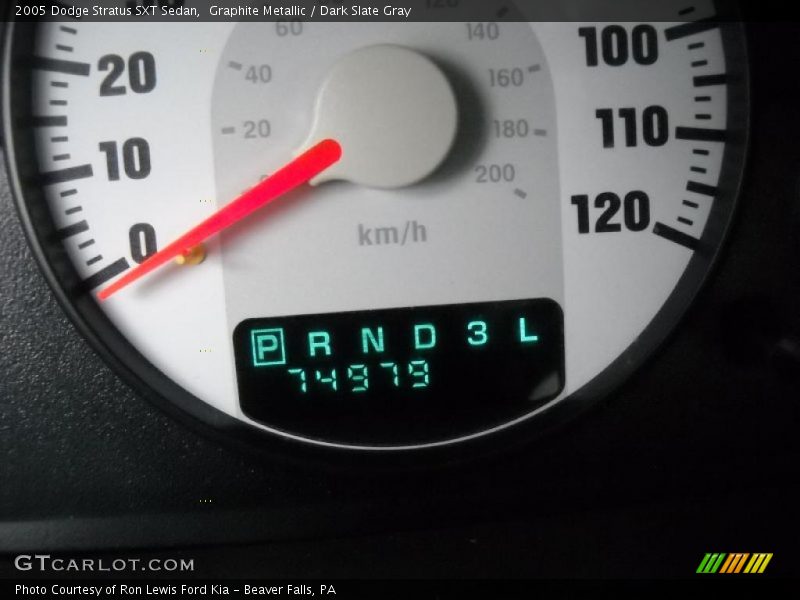 Graphite Metallic / Dark Slate Gray 2005 Dodge Stratus SXT Sedan