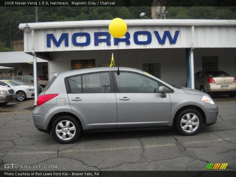Magnetic Gray / Charcoal 2008 Nissan Versa 1.8 SL Hatchback