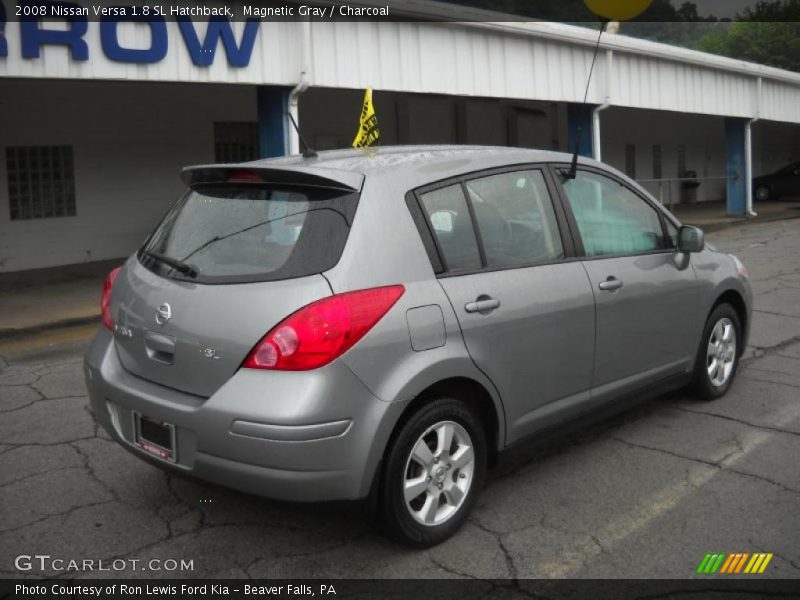 Magnetic Gray / Charcoal 2008 Nissan Versa 1.8 SL Hatchback