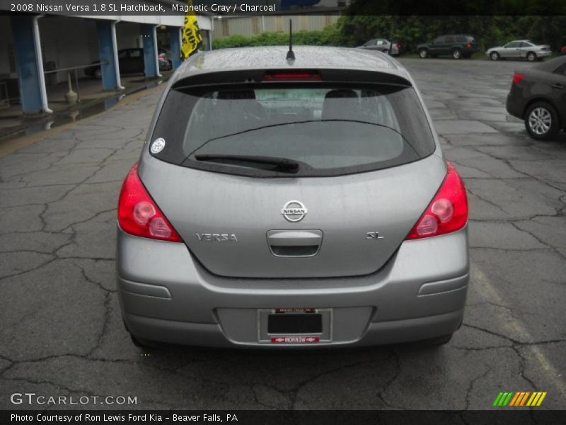 Magnetic Gray / Charcoal 2008 Nissan Versa 1.8 SL Hatchback