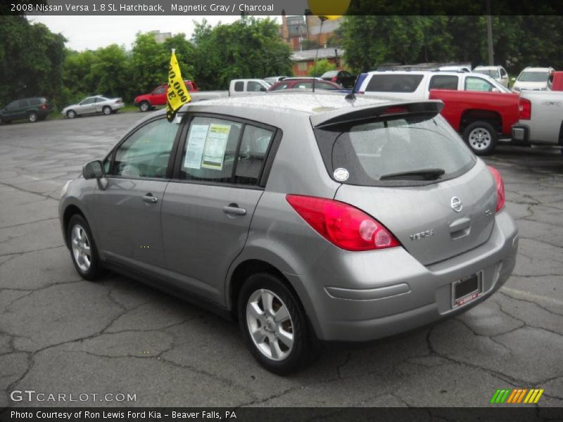 Magnetic Gray / Charcoal 2008 Nissan Versa 1.8 SL Hatchback