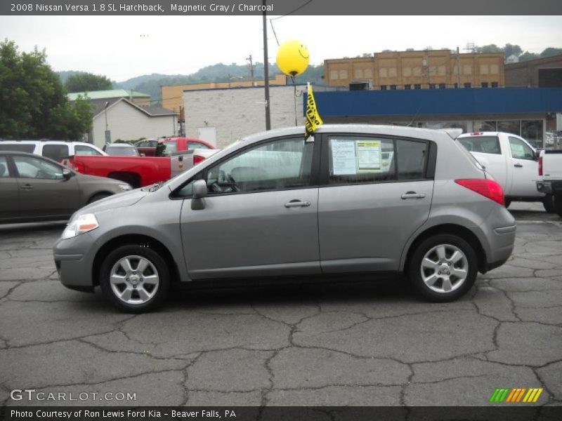 Magnetic Gray / Charcoal 2008 Nissan Versa 1.8 SL Hatchback