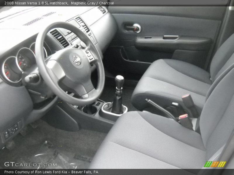 Magnetic Gray / Charcoal 2008 Nissan Versa 1.8 SL Hatchback