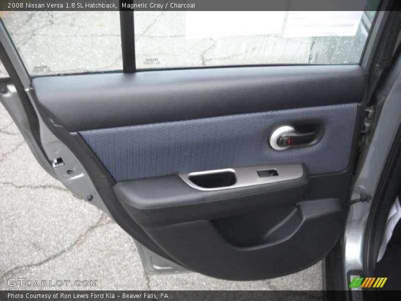 Magnetic Gray / Charcoal 2008 Nissan Versa 1.8 SL Hatchback