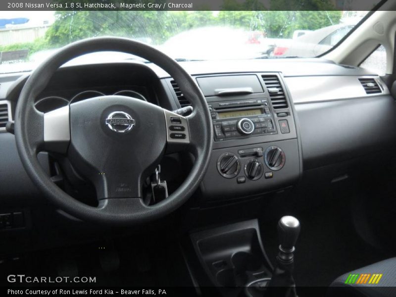 Magnetic Gray / Charcoal 2008 Nissan Versa 1.8 SL Hatchback