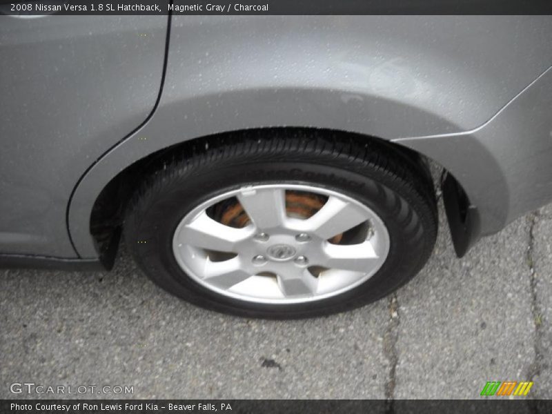 Magnetic Gray / Charcoal 2008 Nissan Versa 1.8 SL Hatchback