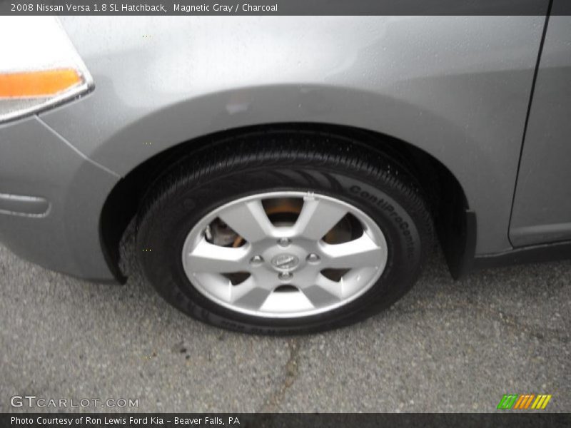 Magnetic Gray / Charcoal 2008 Nissan Versa 1.8 SL Hatchback
