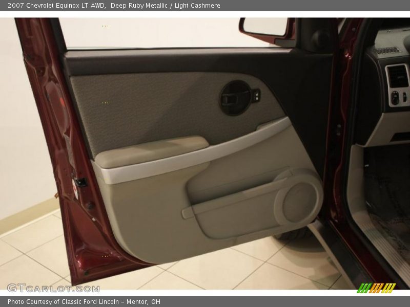 Deep Ruby Metallic / Light Cashmere 2007 Chevrolet Equinox LT AWD