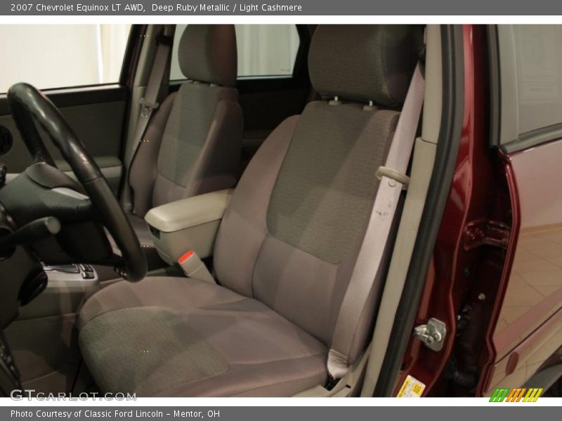 Deep Ruby Metallic / Light Cashmere 2007 Chevrolet Equinox LT AWD