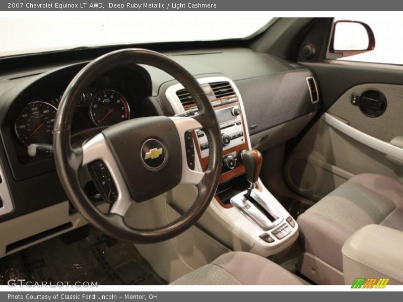 Deep Ruby Metallic / Light Cashmere 2007 Chevrolet Equinox LT AWD