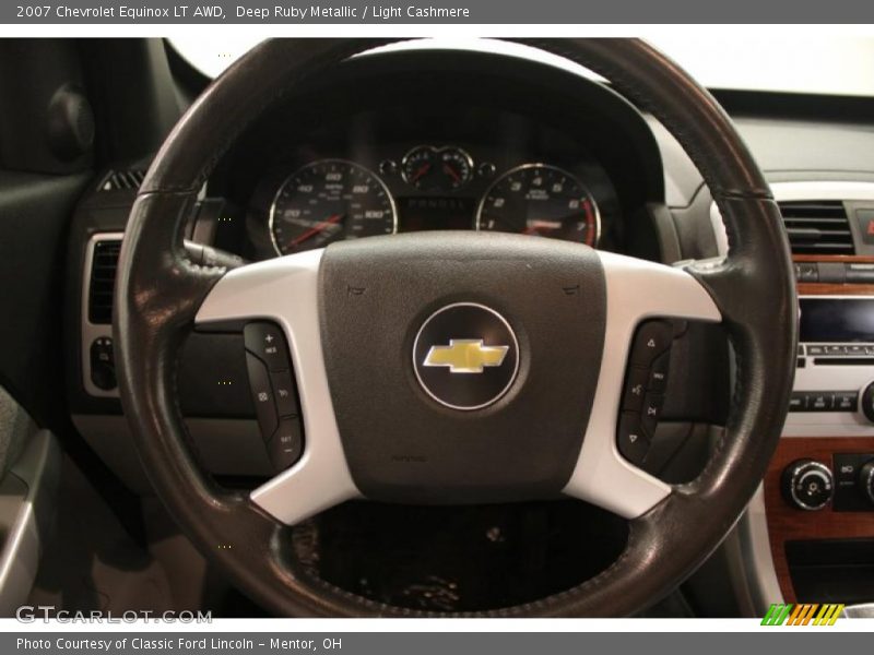 Deep Ruby Metallic / Light Cashmere 2007 Chevrolet Equinox LT AWD
