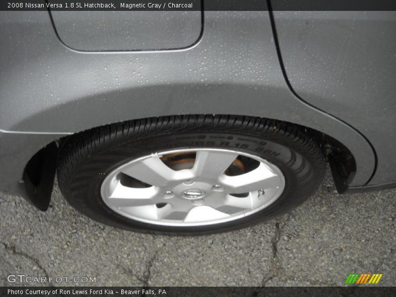 Magnetic Gray / Charcoal 2008 Nissan Versa 1.8 SL Hatchback