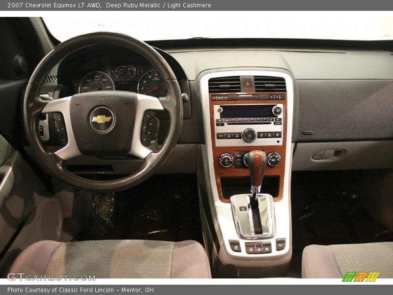 Deep Ruby Metallic / Light Cashmere 2007 Chevrolet Equinox LT AWD