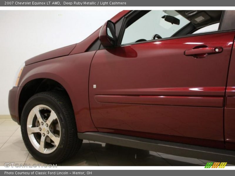 Deep Ruby Metallic / Light Cashmere 2007 Chevrolet Equinox LT AWD