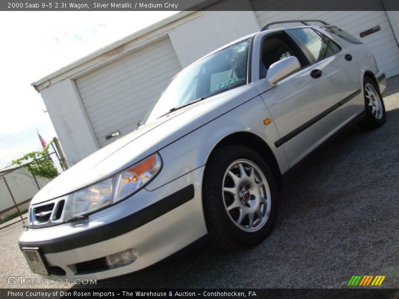 Silver Metallic / Medium Grey 2000 Saab 9-5 2.3t Wagon