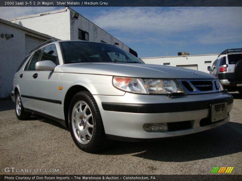 Silver Metallic / Medium Grey 2000 Saab 9-5 2.3t Wagon