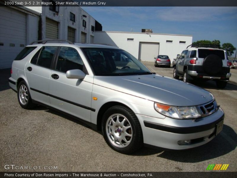 Silver Metallic / Medium Grey 2000 Saab 9-5 2.3t Wagon