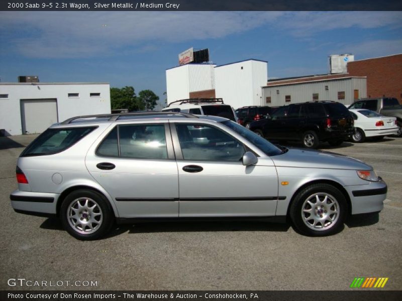 Silver Metallic / Medium Grey 2000 Saab 9-5 2.3t Wagon