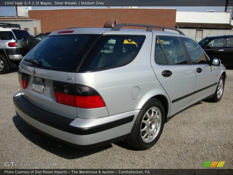 Silver Metallic / Medium Grey 2000 Saab 9-5 2.3t Wagon