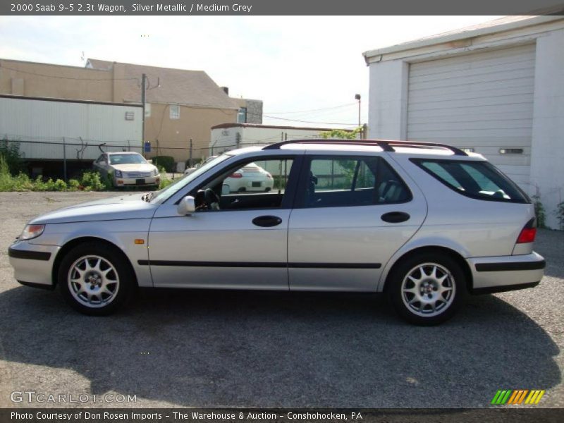 Silver Metallic / Medium Grey 2000 Saab 9-5 2.3t Wagon