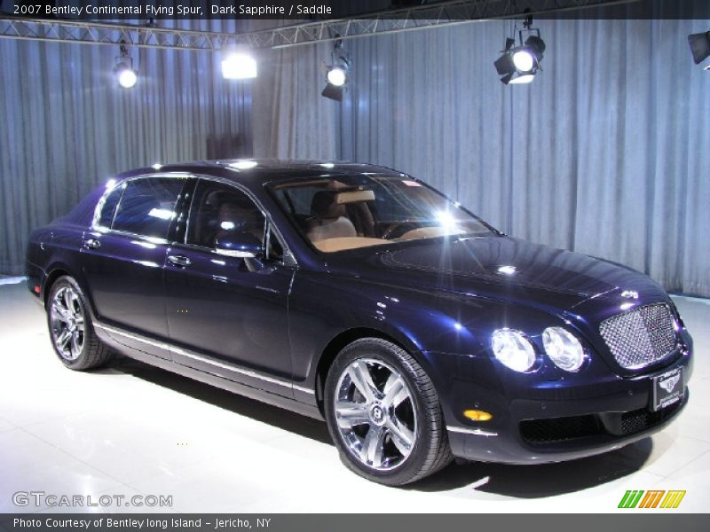 Dark Sapphire / Saddle 2007 Bentley Continental Flying Spur