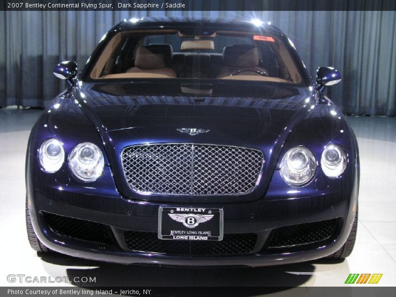 Dark Sapphire / Saddle 2007 Bentley Continental Flying Spur