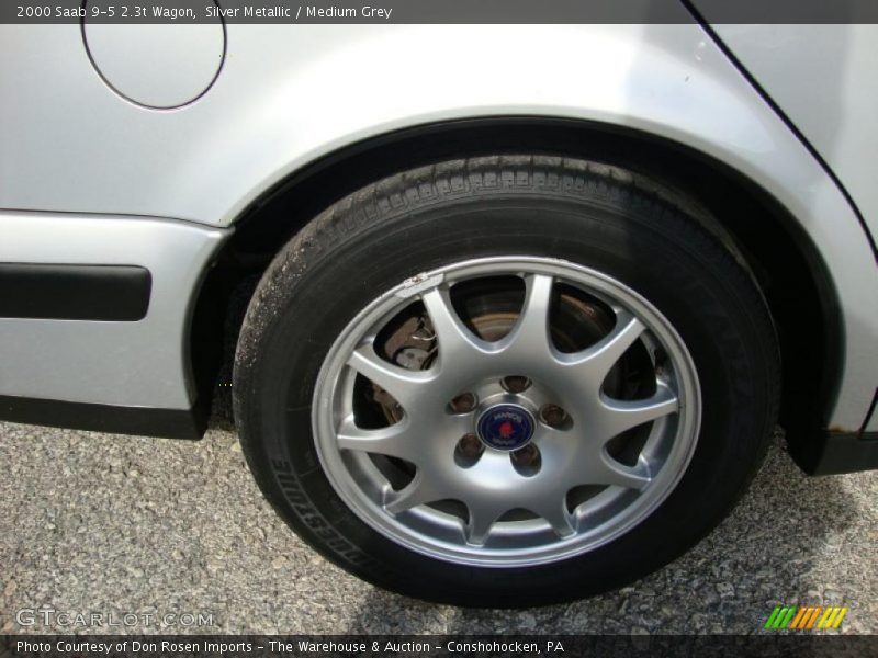 Silver Metallic / Medium Grey 2000 Saab 9-5 2.3t Wagon