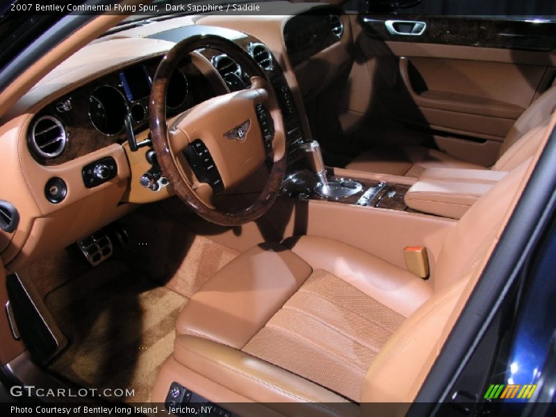 Dark Sapphire / Saddle 2007 Bentley Continental Flying Spur