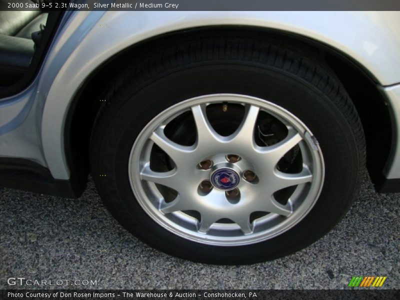 Silver Metallic / Medium Grey 2000 Saab 9-5 2.3t Wagon