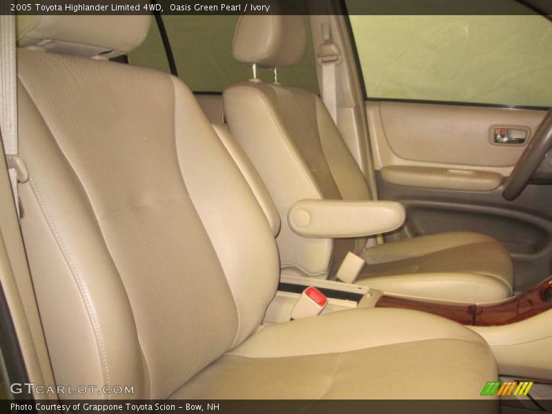 Oasis Green Pearl / Ivory 2005 Toyota Highlander Limited 4WD